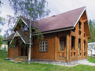 Проект деревянного дома из бревна